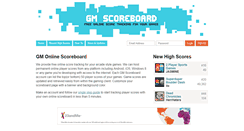 Desktop Screenshot of gmscoreboard.com